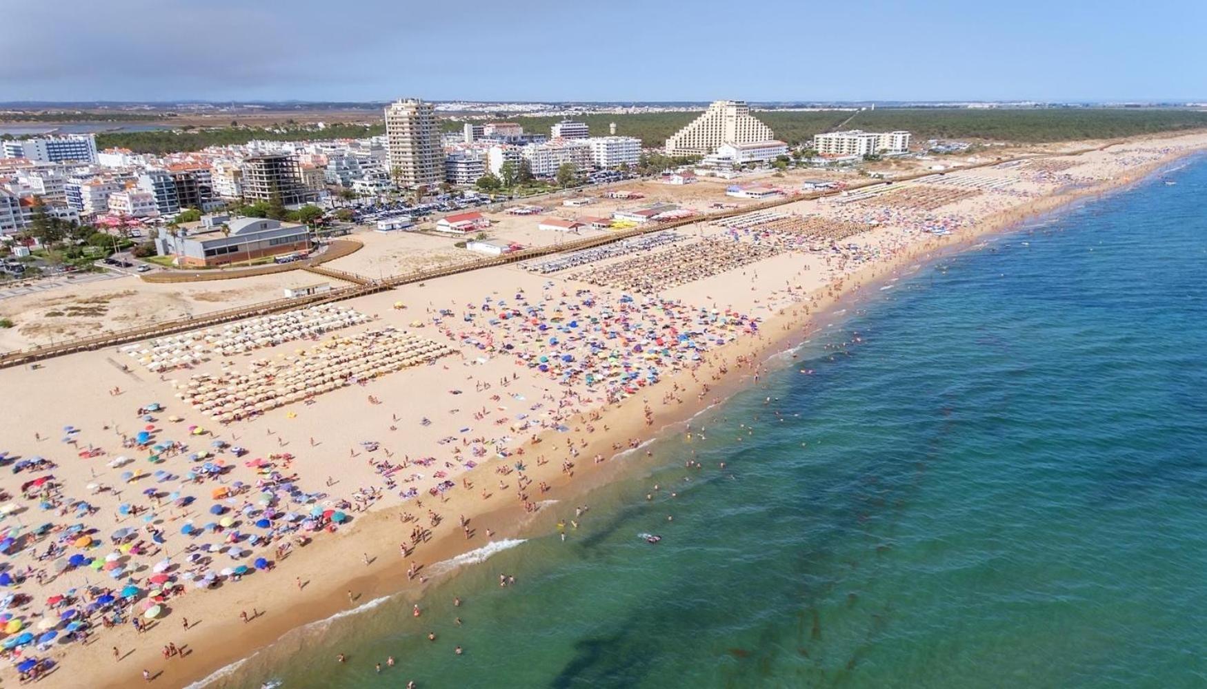 Casa Pe Da Praia Monte Gordo Kültér fotó